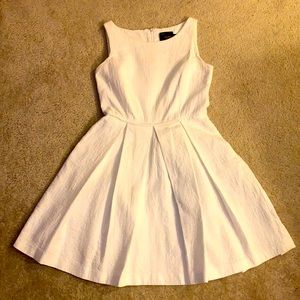 Just Taylor Summer Dress Sleveless White